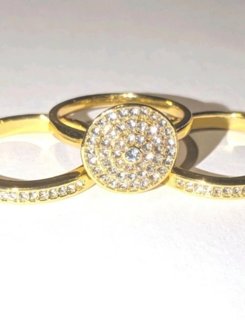 Womens 5ct Round Cut Lab Created Diamond Three Piece Wedding Ring Set Sz 10